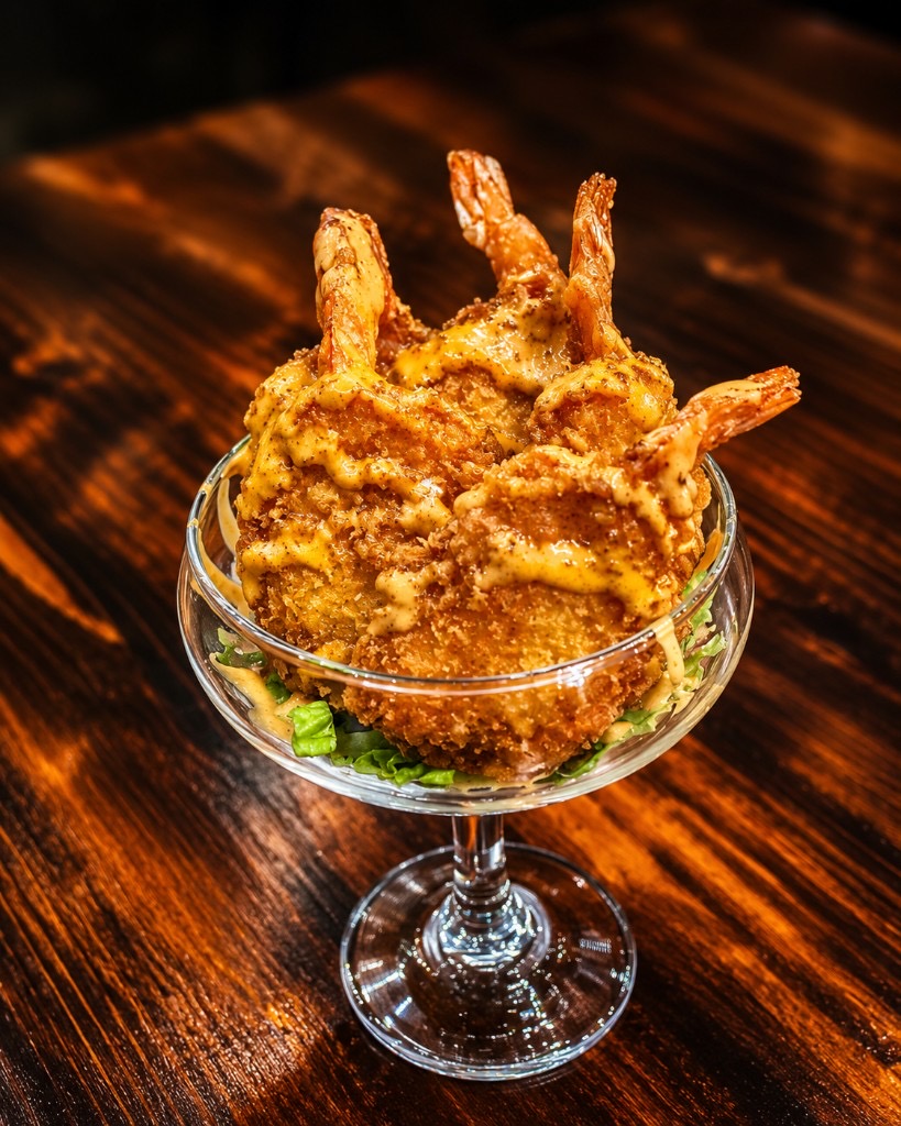 Bang bang shrimp appetizer at Mediterra Houston